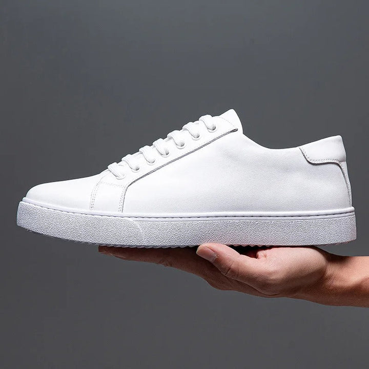 Edward | Formal Leather Men's Trainers with Lace-Up Design