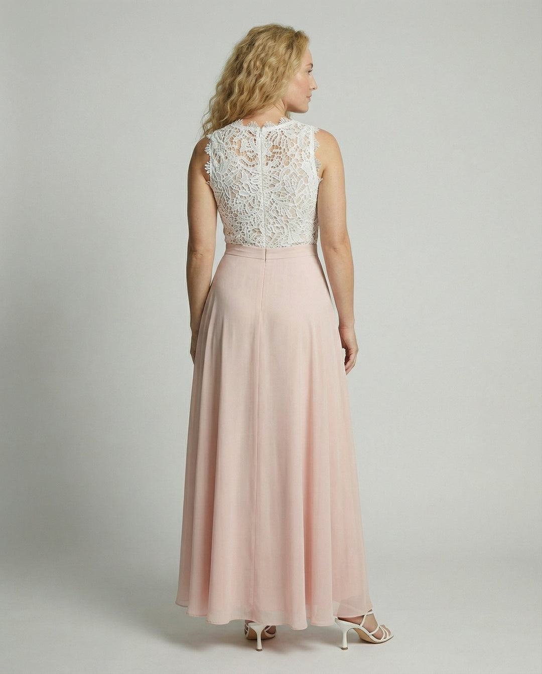 Lily | Women’s Elegant Maxi Summer dress with Lace Bodice