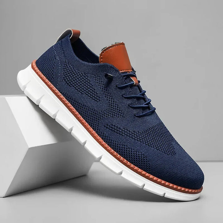 Cormac | Men’s Summer Breathable Knit Trainers with Chunky Sole