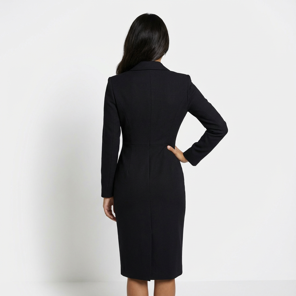 Women's Blazer Midi Dress | Button Front