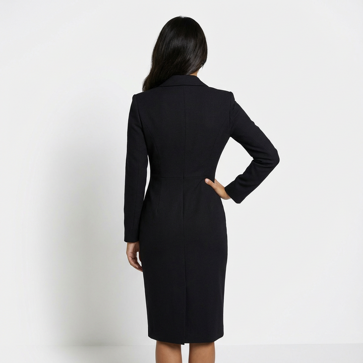 Women's Blazer Midi Dress | Button Front