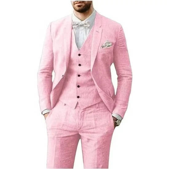 Jasper | Men’s Casual Spring 3-Piece Suit with Waistcoat