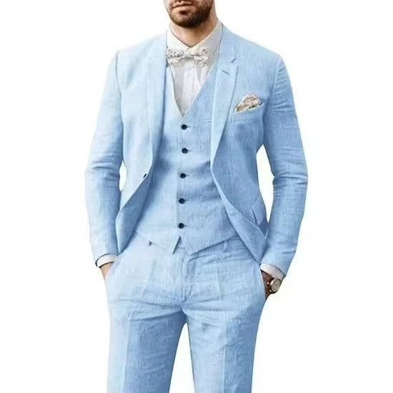 Jasper | Men’s Casual Spring 3-Piece Suit with Waistcoat