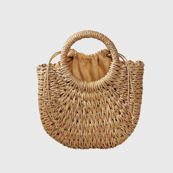 Clara | Women’s Summer Beach Hand Bag with Round Handles