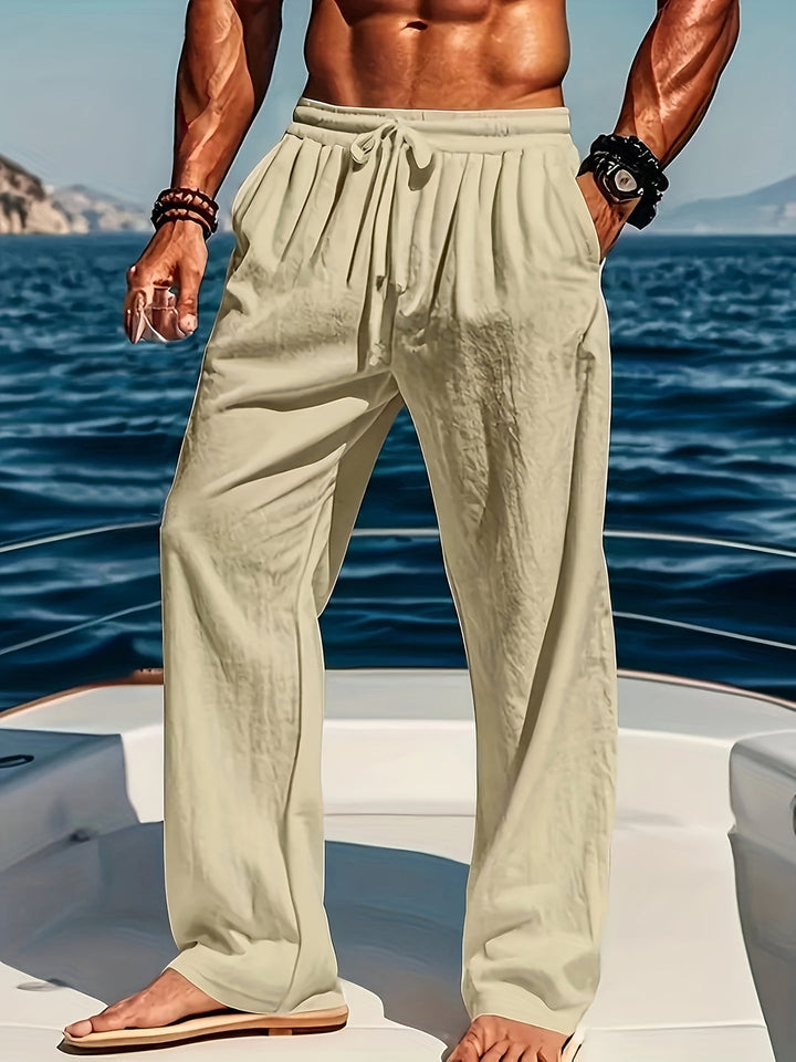 Louis | Men’s Relaxed Trousers with Drawstring Waist