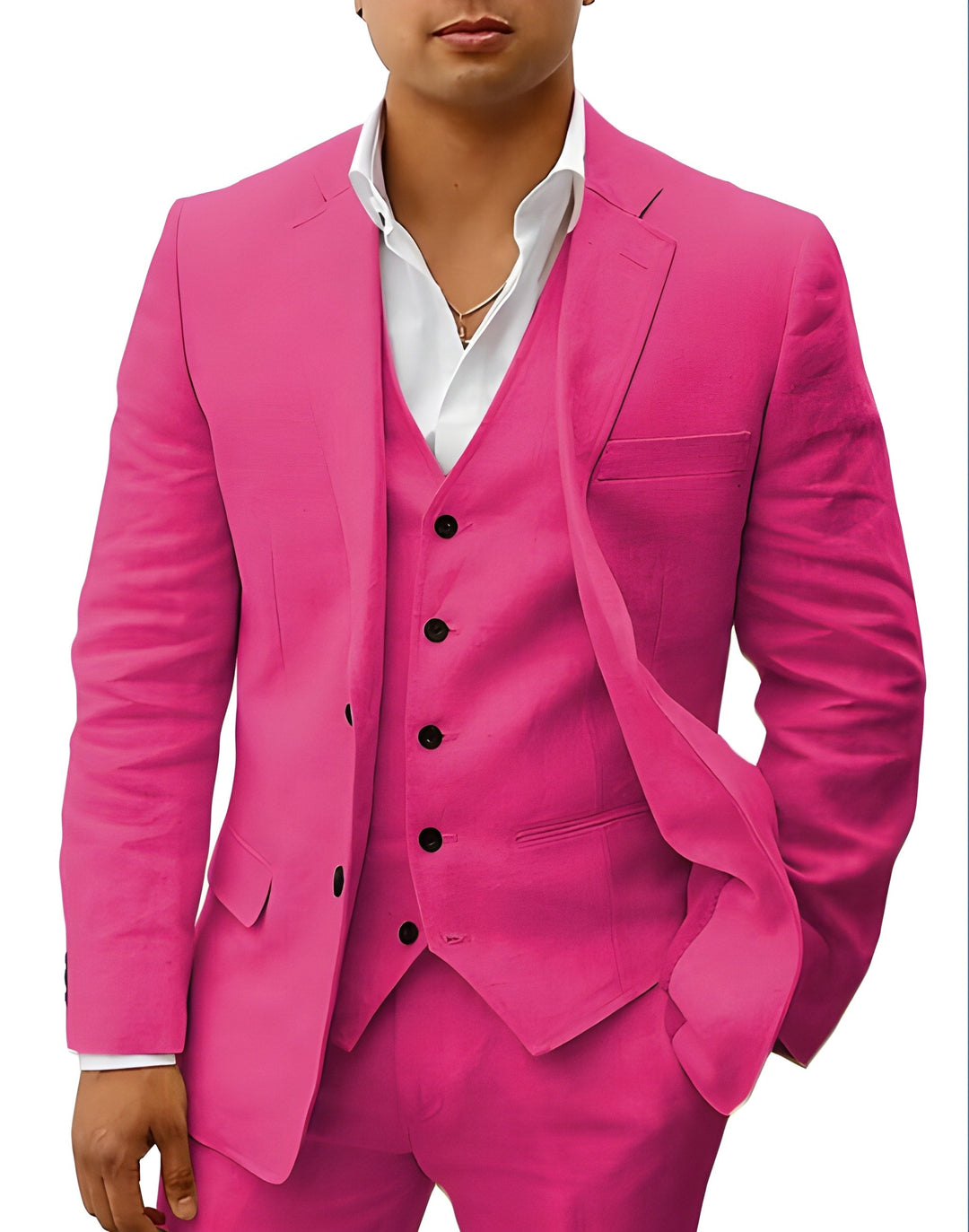 Otis | Men’s Classic Three-Piece Suit with Matching Waistcoat