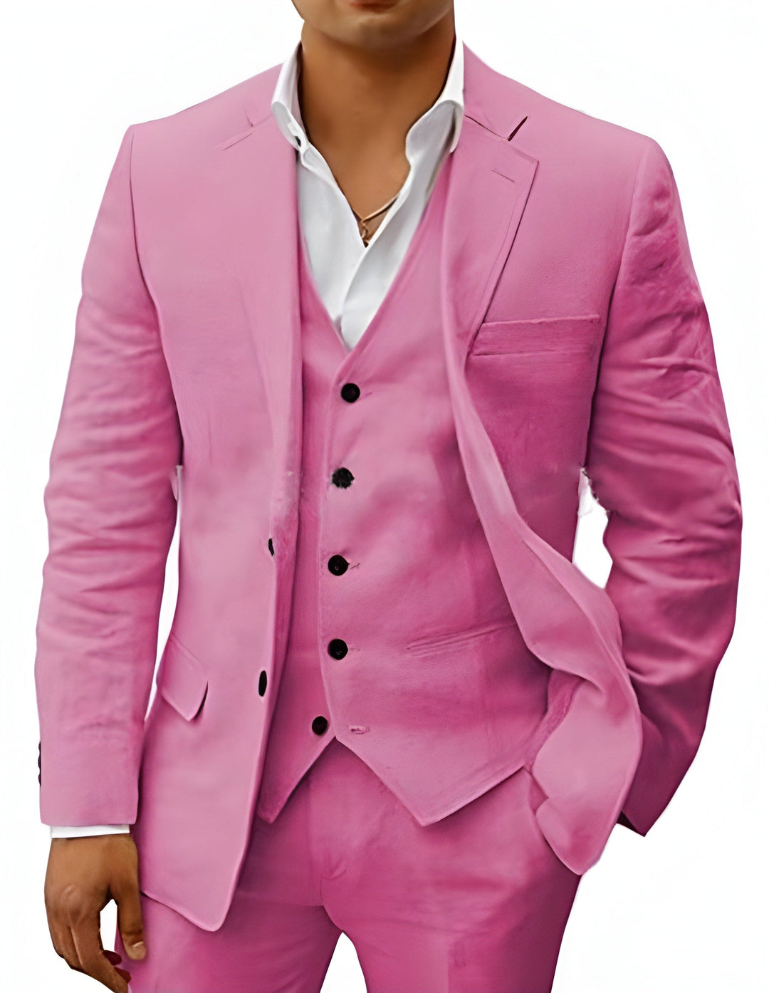 Otis | Men’s Classic Three-Piece Suit with Matching Waistcoat