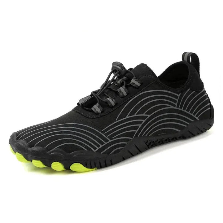 Everyday Wear Lace-Up Barefoot Shoes with Heel Pull Tab