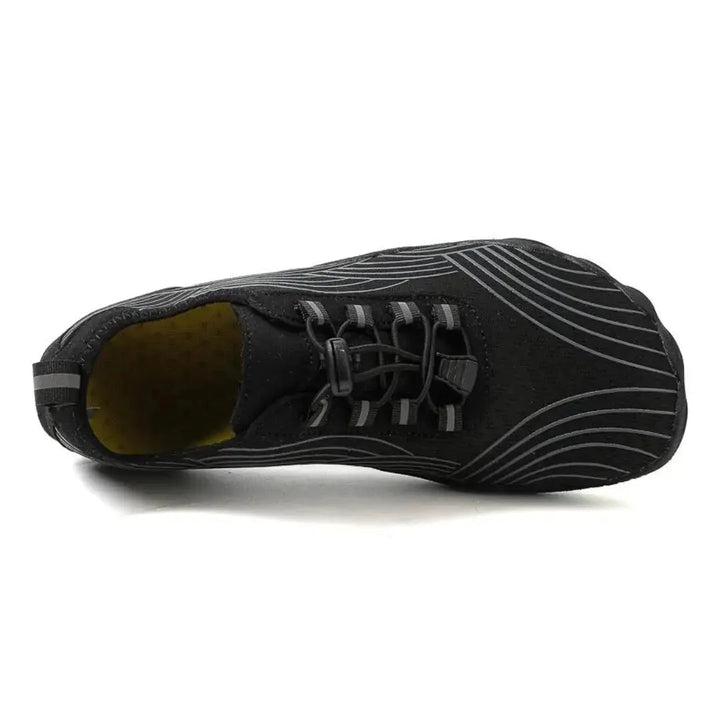 Everyday Wear Lace-Up Barefoot Shoes with Heel Pull Tab