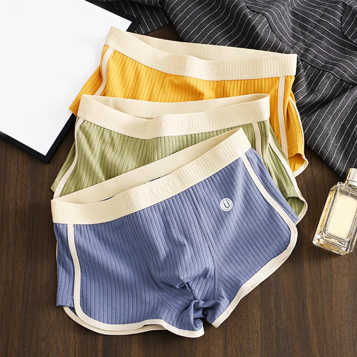 Harrington Oxford | Men Daily Wear Boxer Briefs Color-Blocked